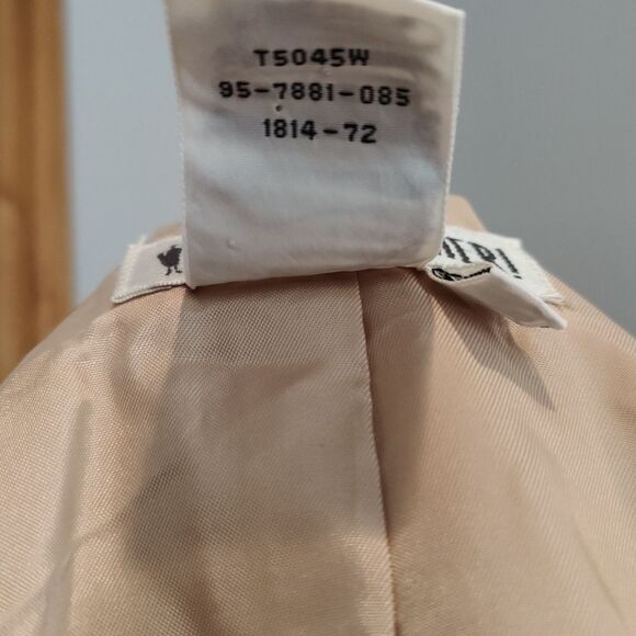 Vintage Together tan/cream western style leather fringe jacket size 2X - Picture 6 of 6